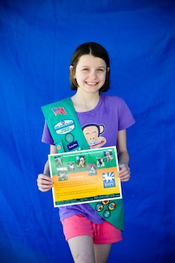 Casey, Girl Scout Volunteer